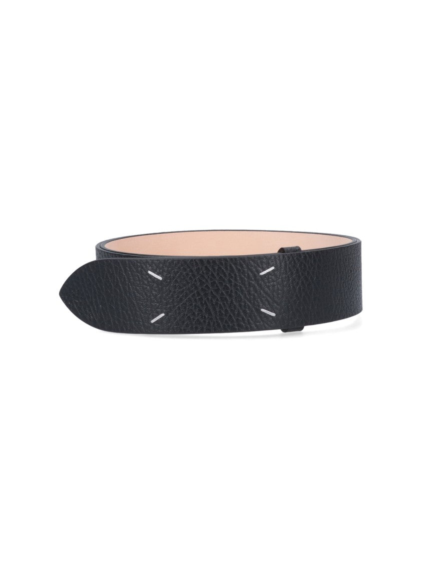 Maison Margiela "Four Stitches" Belt – Black
