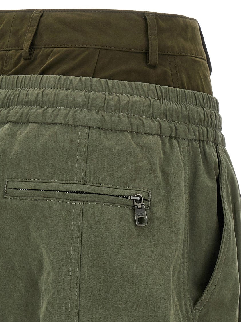 Dolce & Gabbana Double Layer Cargo Pants