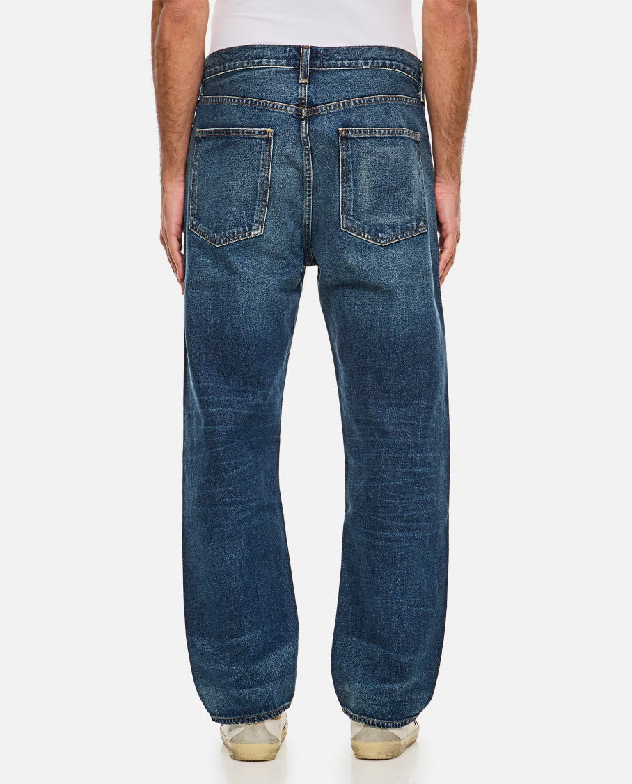 Agolde Faded Blue Straight-Leg 90'S Jeans