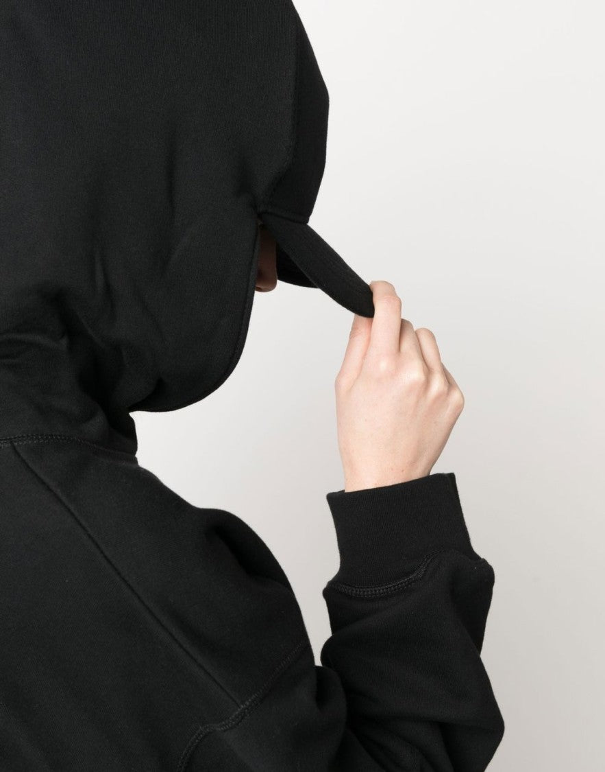 Dsquared2 Attached Cap Cropped Hoodie