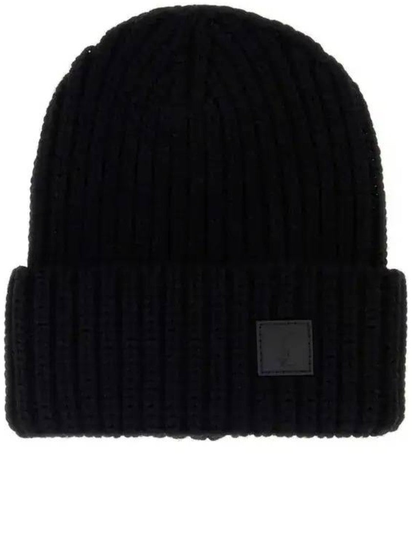Saint Laurent Bonnet Ribbed Knit Folded-Cuff Beanie