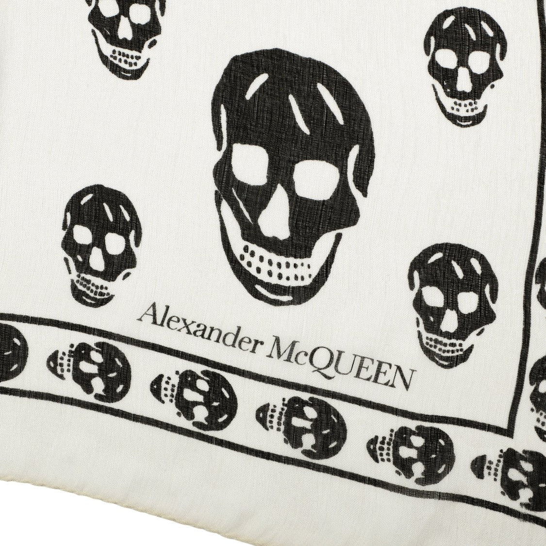 Alexander Mcqueen Skull Silk Scarf