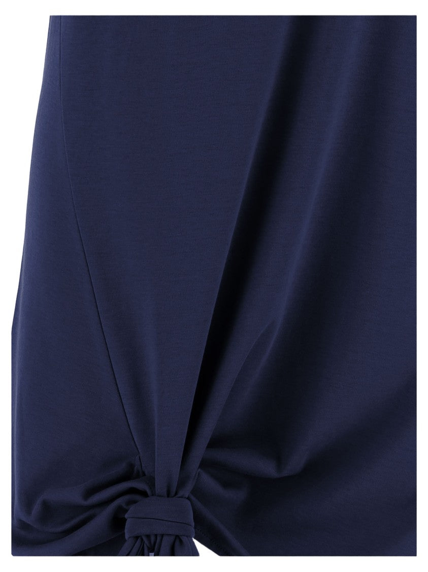 J. W. Anderson Cotton Dress With Knotted Hem