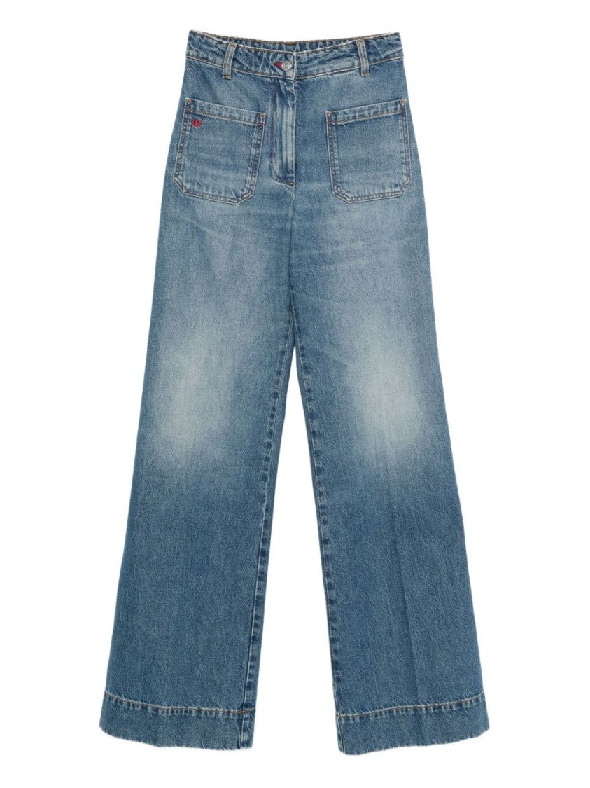 Victoria Beckham High-Waisted Wide Leg Jeans