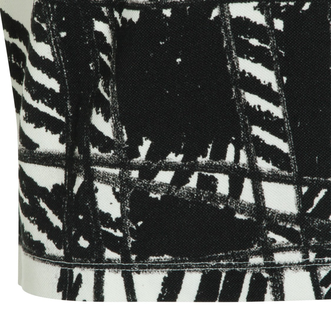 Vivienne Westwood Black Cotton All Over Polo Shirt