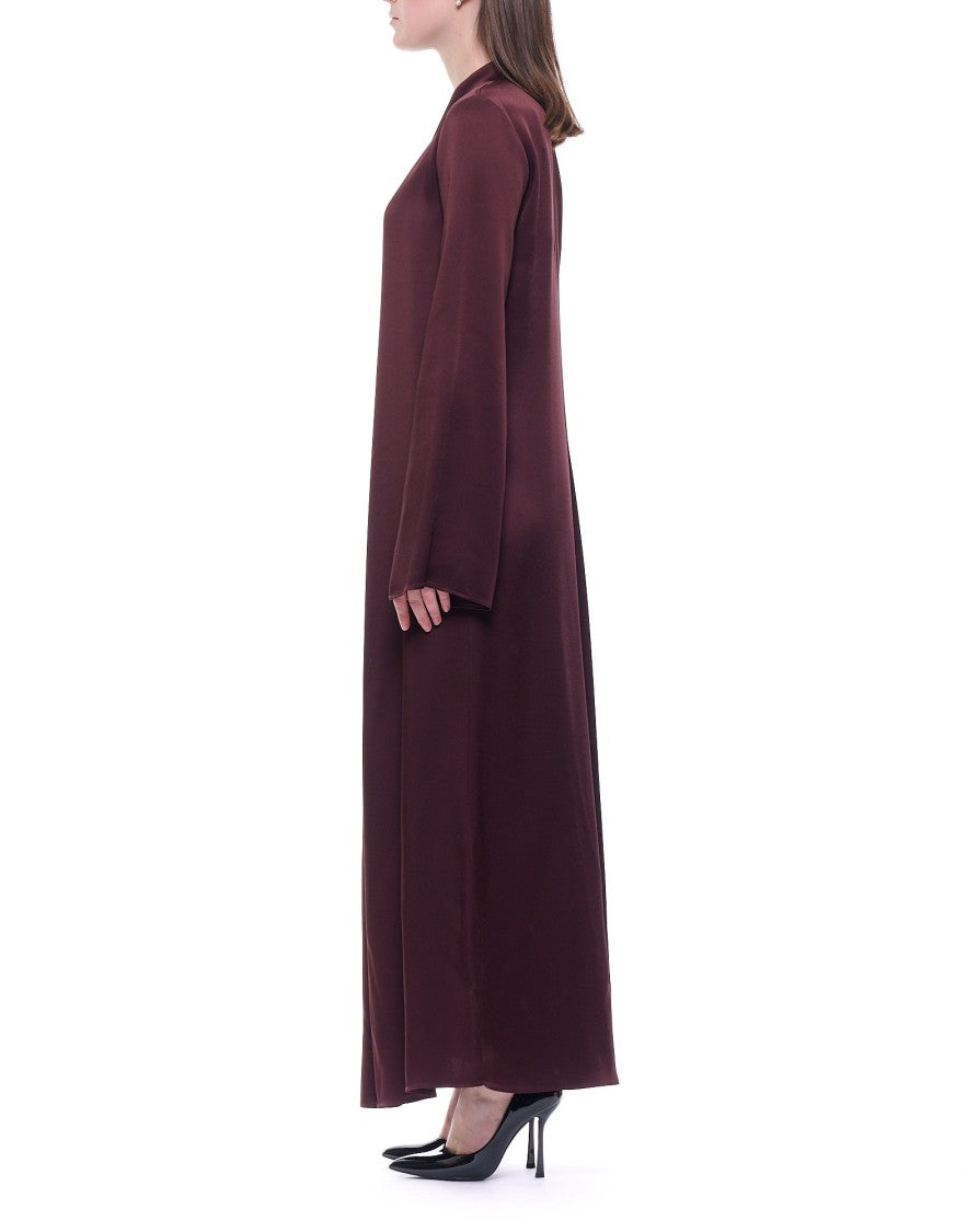 Forte Forte Flowing Long Dress With Round Neckline