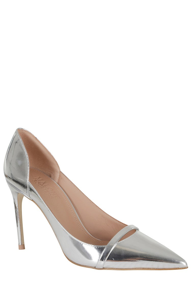 Malone Souliers Crawford 90 Mirror Leather Pointed-Toe Pumps