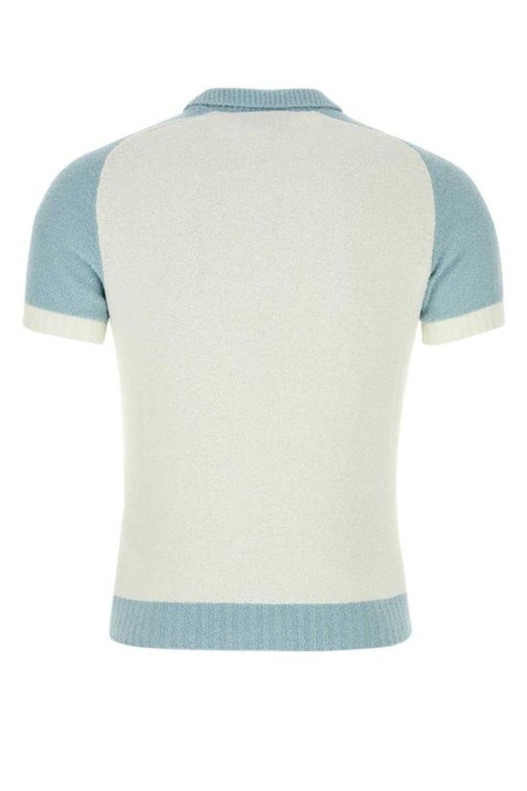 Casablanca Short-Sleeve Textured Polo Shirt