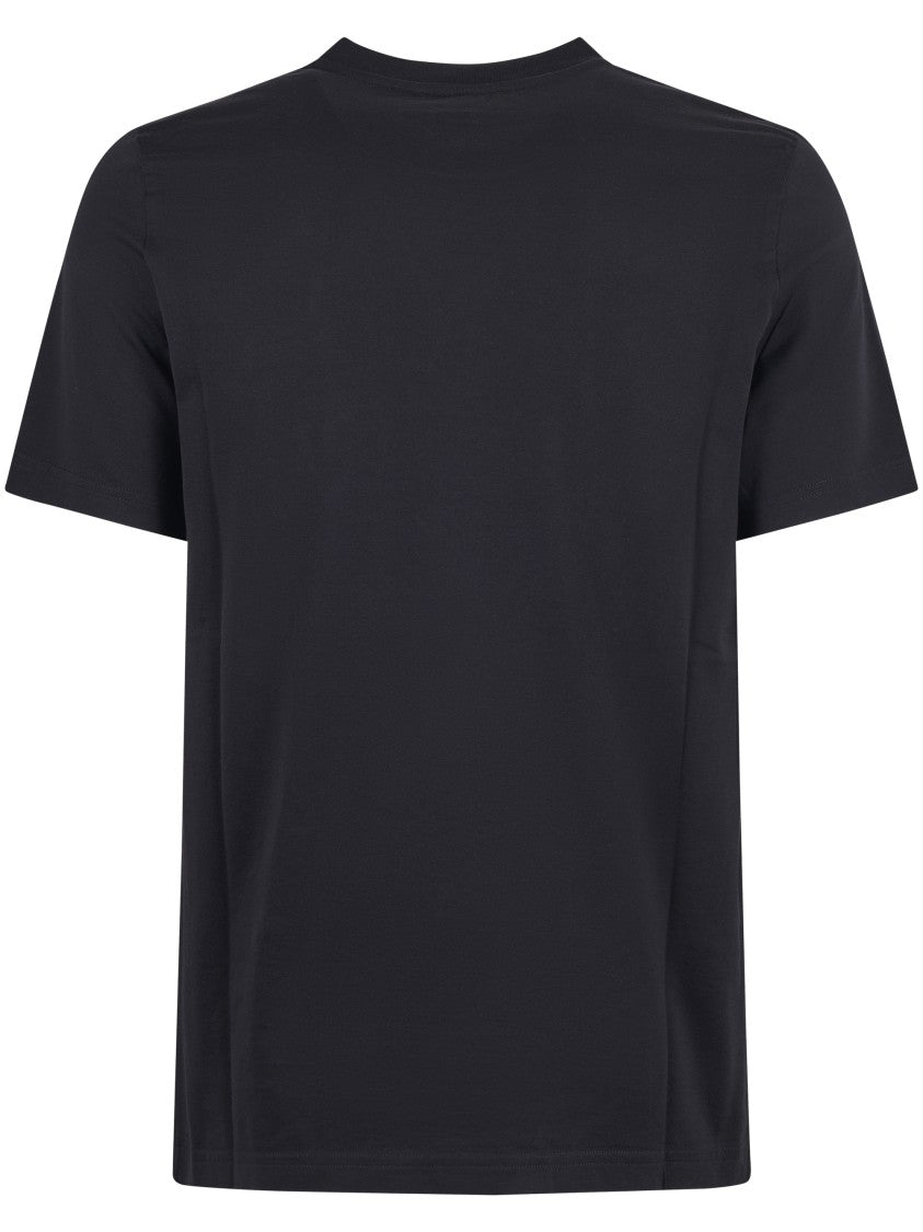 Marni Classic Black Cotton T-Shirt With Unique Graphic Design