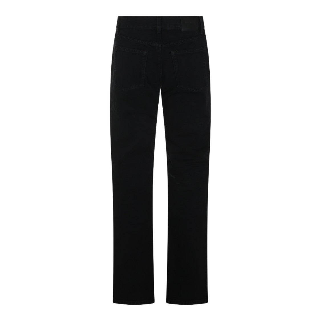 Saint Laurent High-Waist Straight-Leg Jeans
