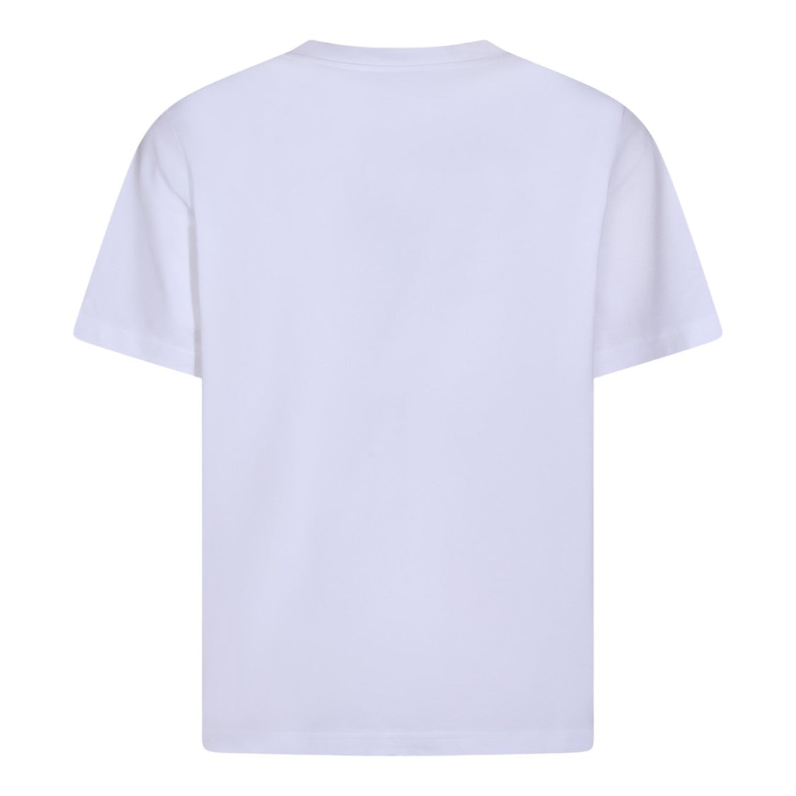 Casablanca White Short-Sleeve T-Shirt With Colorful Triangular Graphic