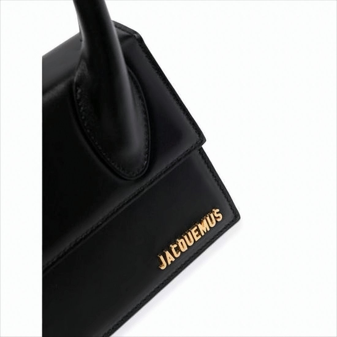 Jacquemus Trapezoidal Silhouette Shoulder Bag With Circular Handle