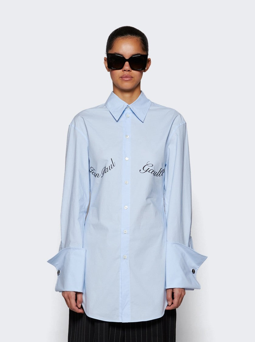 Jean Paul Gaultier Poplin Shirt Baby Blue