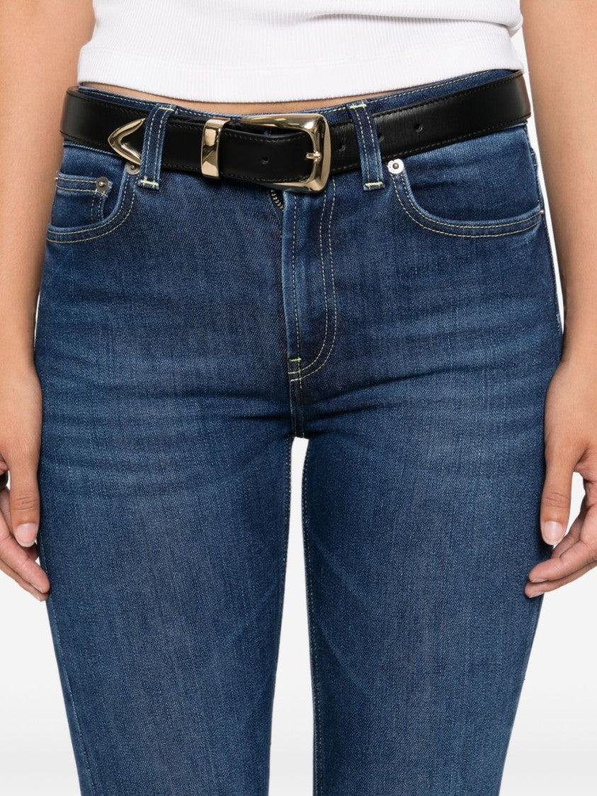 Dondup Flared Denim Jeans With Five-Pocket Design