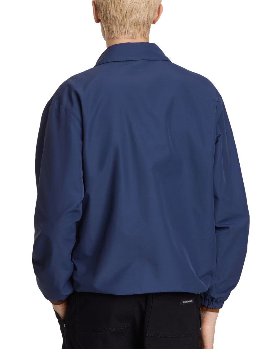 Canada Goose Coach-Style Jacket With Snap-Button Closure And Embroidered Patch