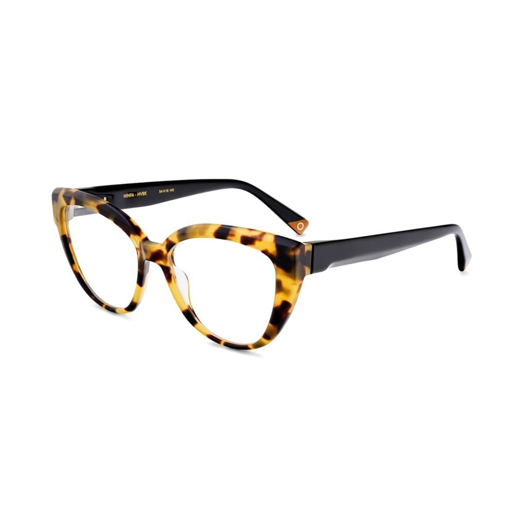Etnia Barcelona Ninfa Cat-Eye Tortoiseshell Frames With Solid Black Temples