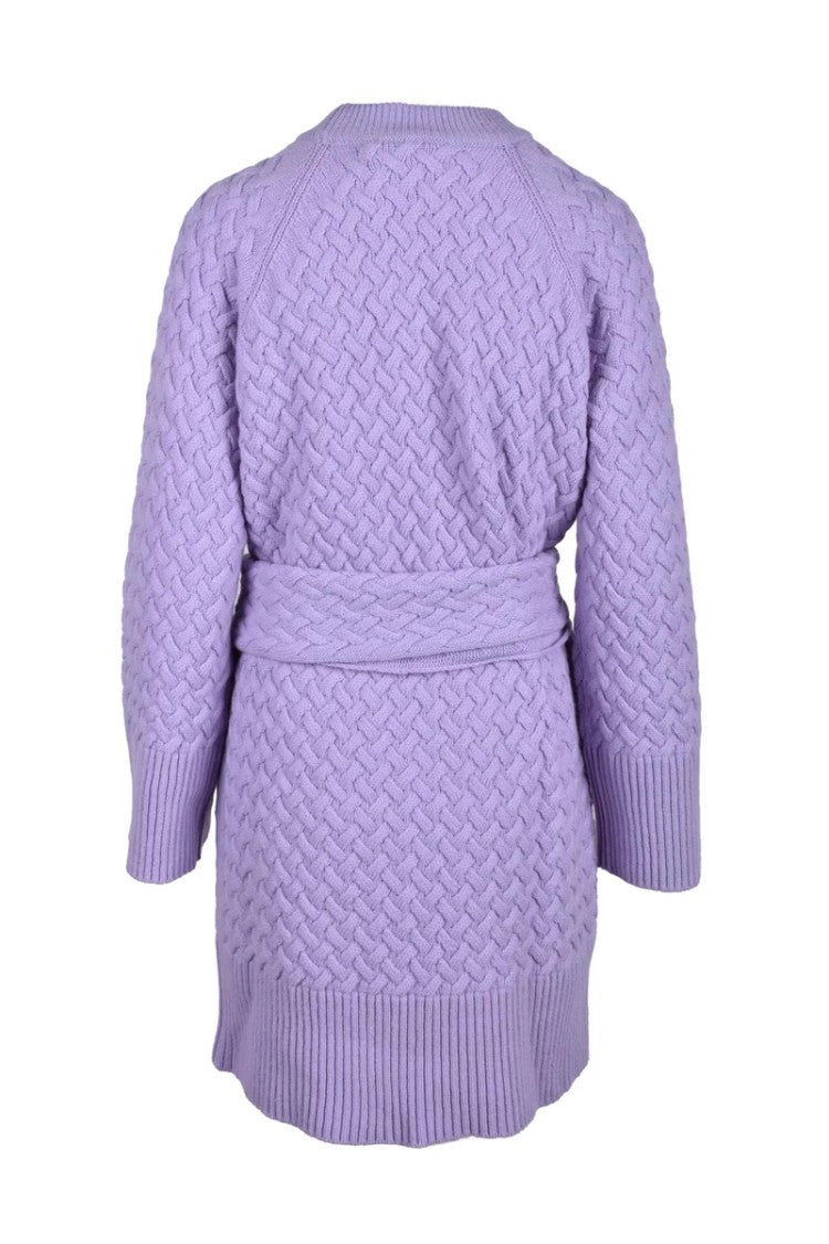Erika Cavallini Wool Polyamide Dress - Purple