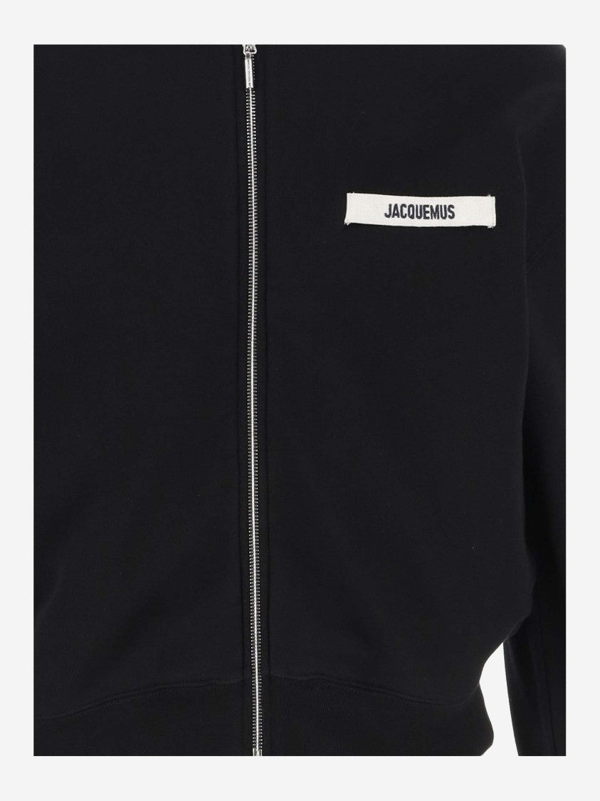 Jacquemus Le Hoodie Grosgrain Zippé