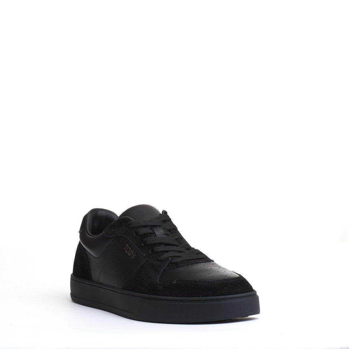 Tod's Black Suede And Leather Basketball Sneakers