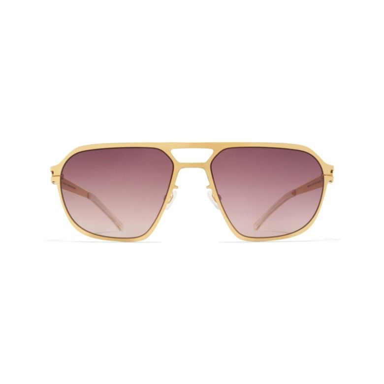 Mykita Sinclair Geometric Gold Sunglasses