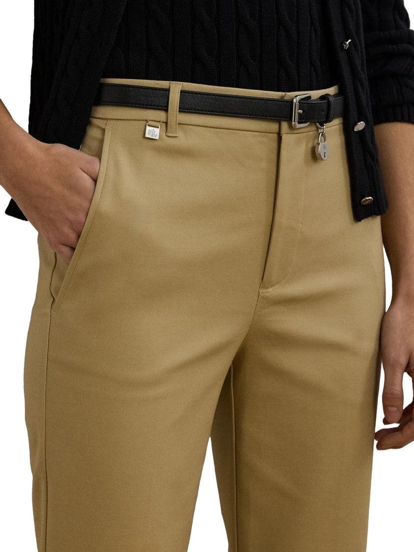 Lauren Ralph Lauren Tailored Slim-Leg Pants With Mid-Rise Waist