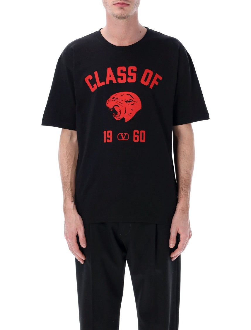Valentino Garavani Panther Graphic Loose Cotton T-Shirt