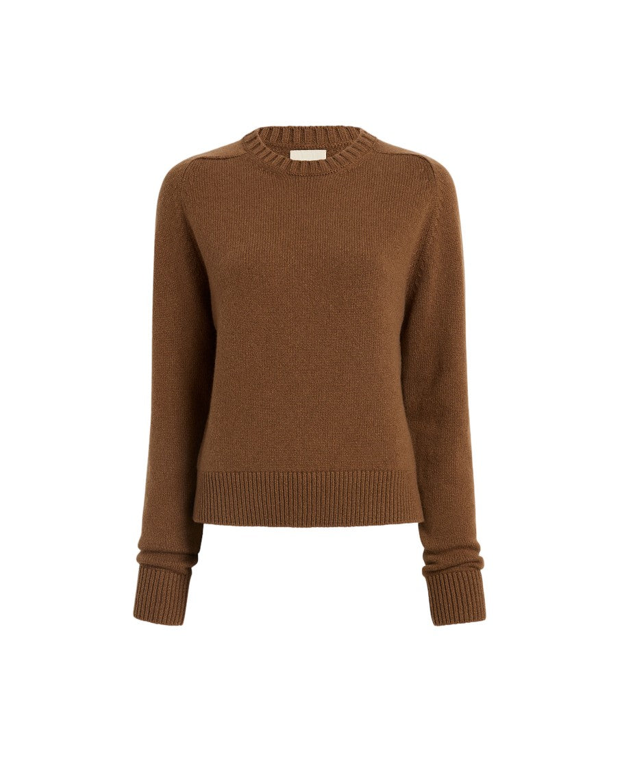 Khaite Crewneck Sweater With Ribbed Hem