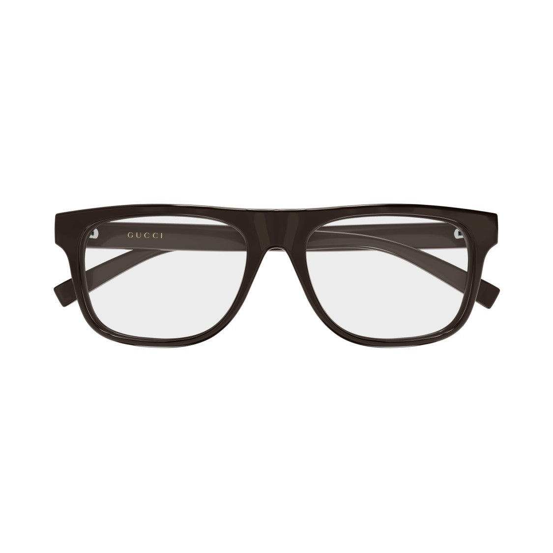 Gucci Rectangular Frame Eyeglasses With Logo Detail