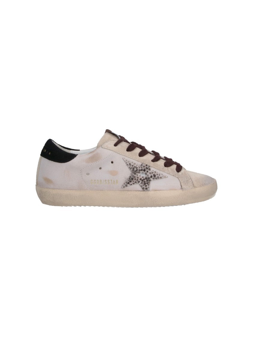 Golden Goose Vintage-Inspired Low-Top Sneakers With Distinctive Star Detail