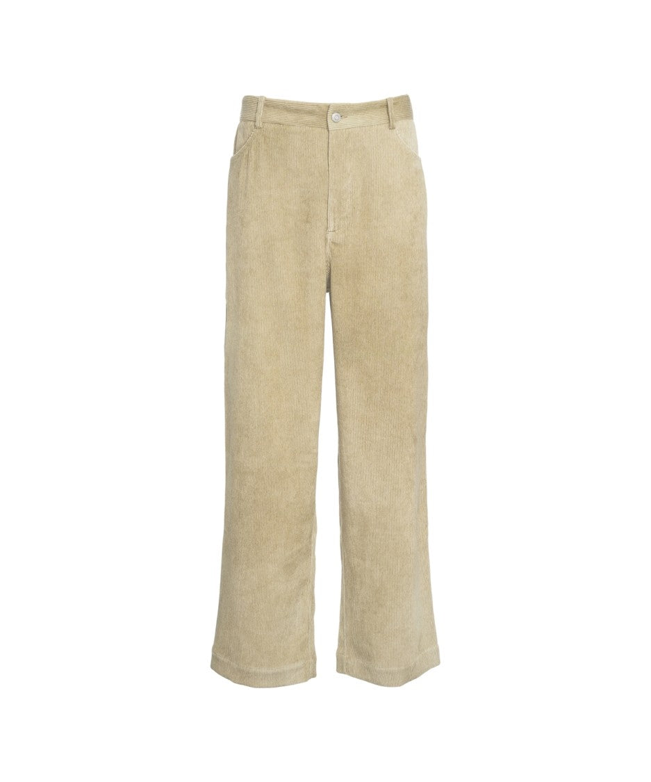 Roberto Collina Wide-Leg Corduroy Trousers With Silhouette