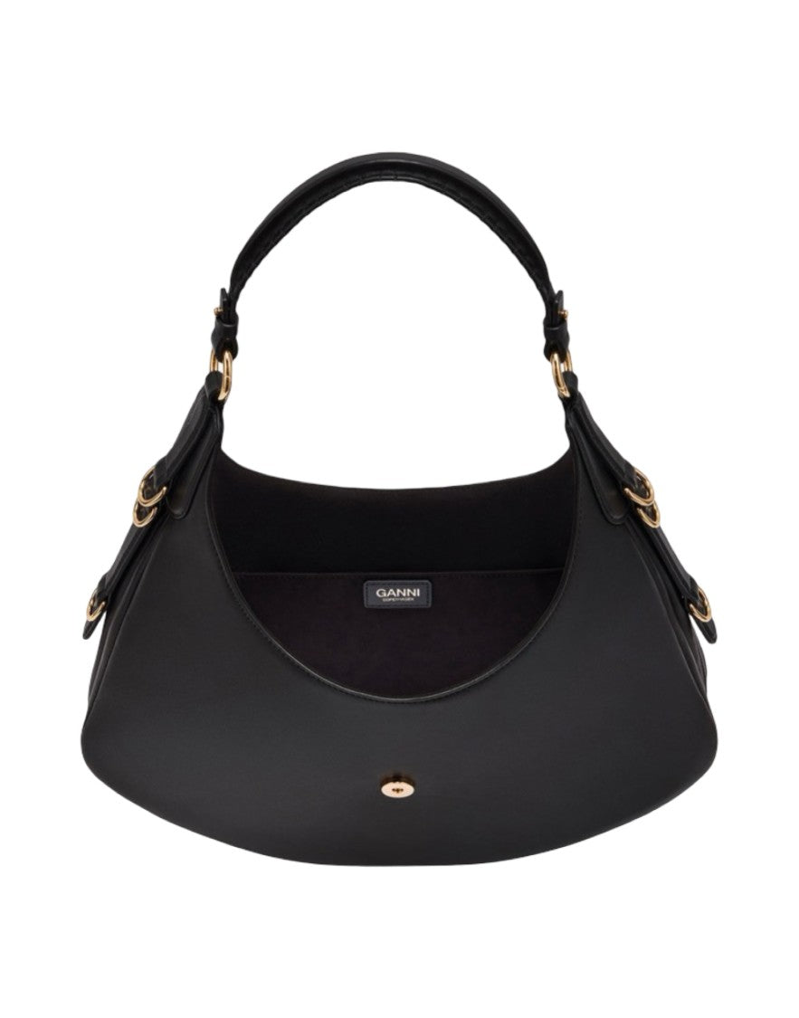 Ganni Kat Small Gold Bag