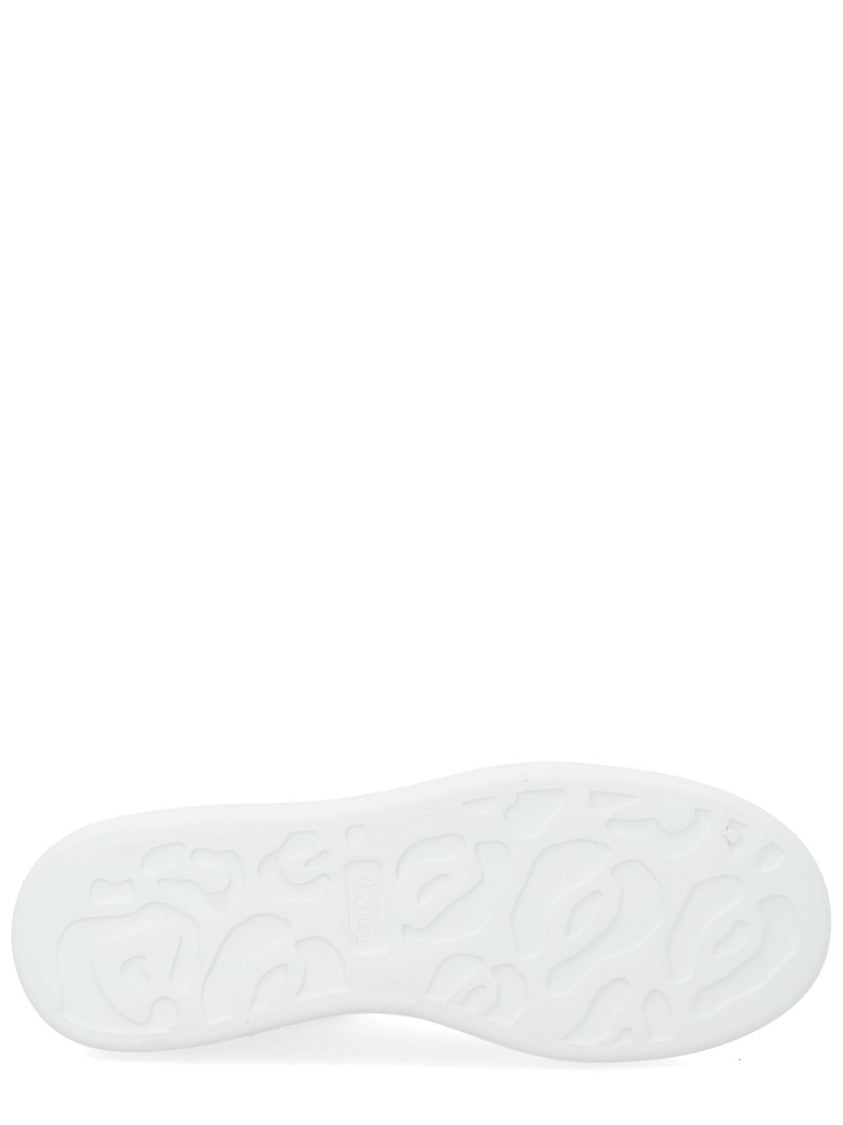 Alexander Mcqueen Oversized White Calf Suede Sneakers
