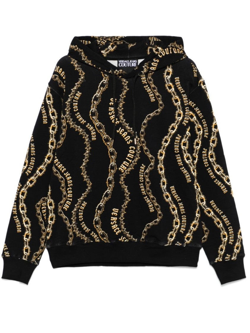 Versace Jeans Couture Hooded Sweatshirt With Print
