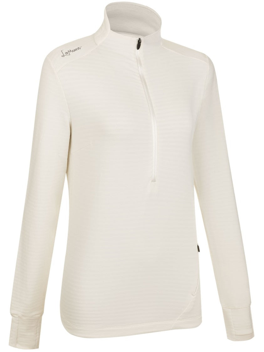 Lamunt Black Nora Long Sleeve High-Collar Top