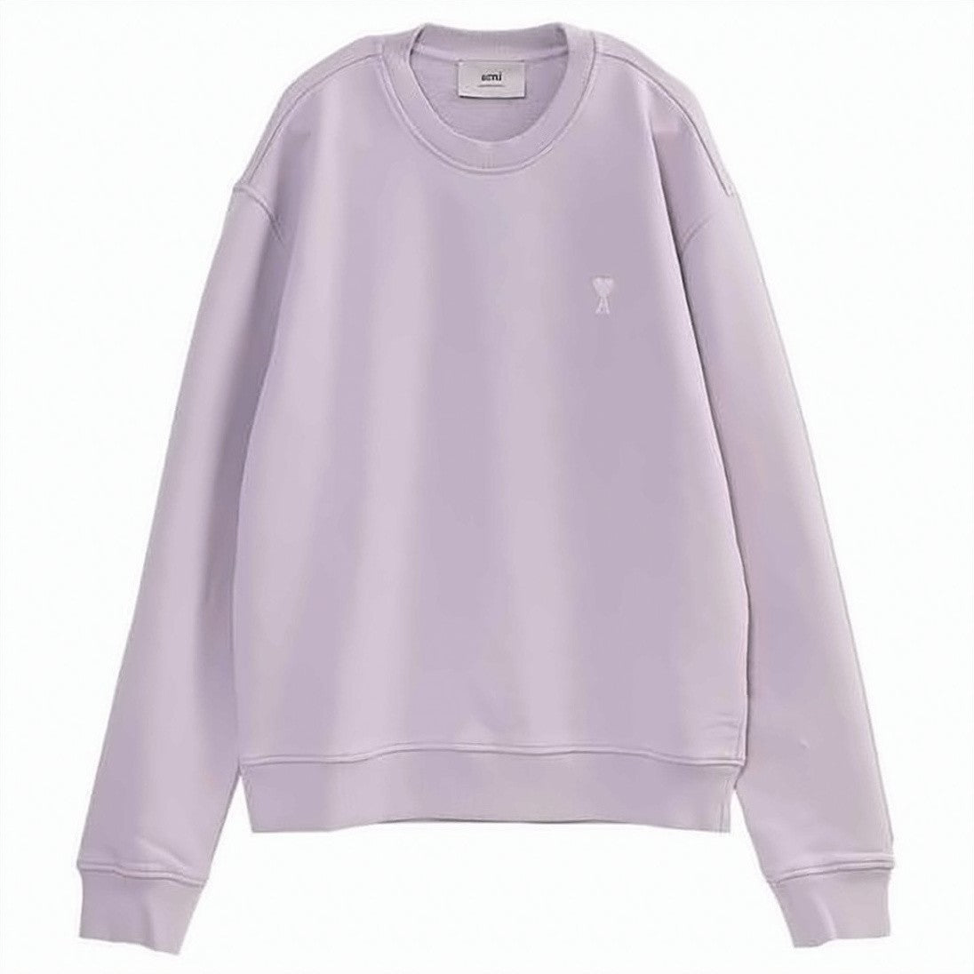 Ami Paris Relaxed Crewneck Sweatshirt With Subtle Logo
