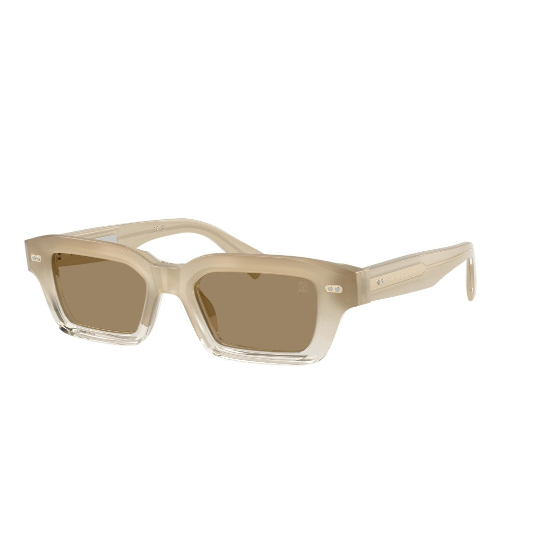 Brunello Cucinelli 0Bc4019s Rectangular Acetate Sunglasses With Gradient Lenses