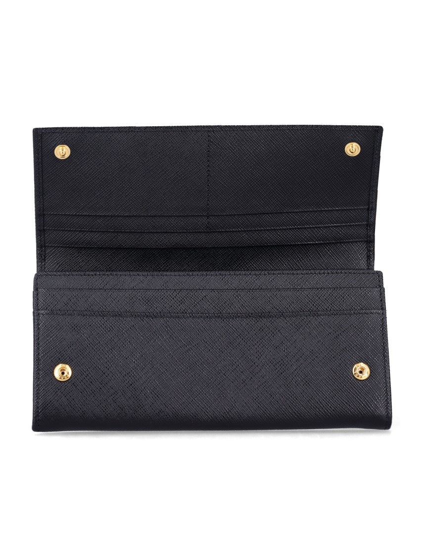 Prada The Saffiano Leather Continental Wallet