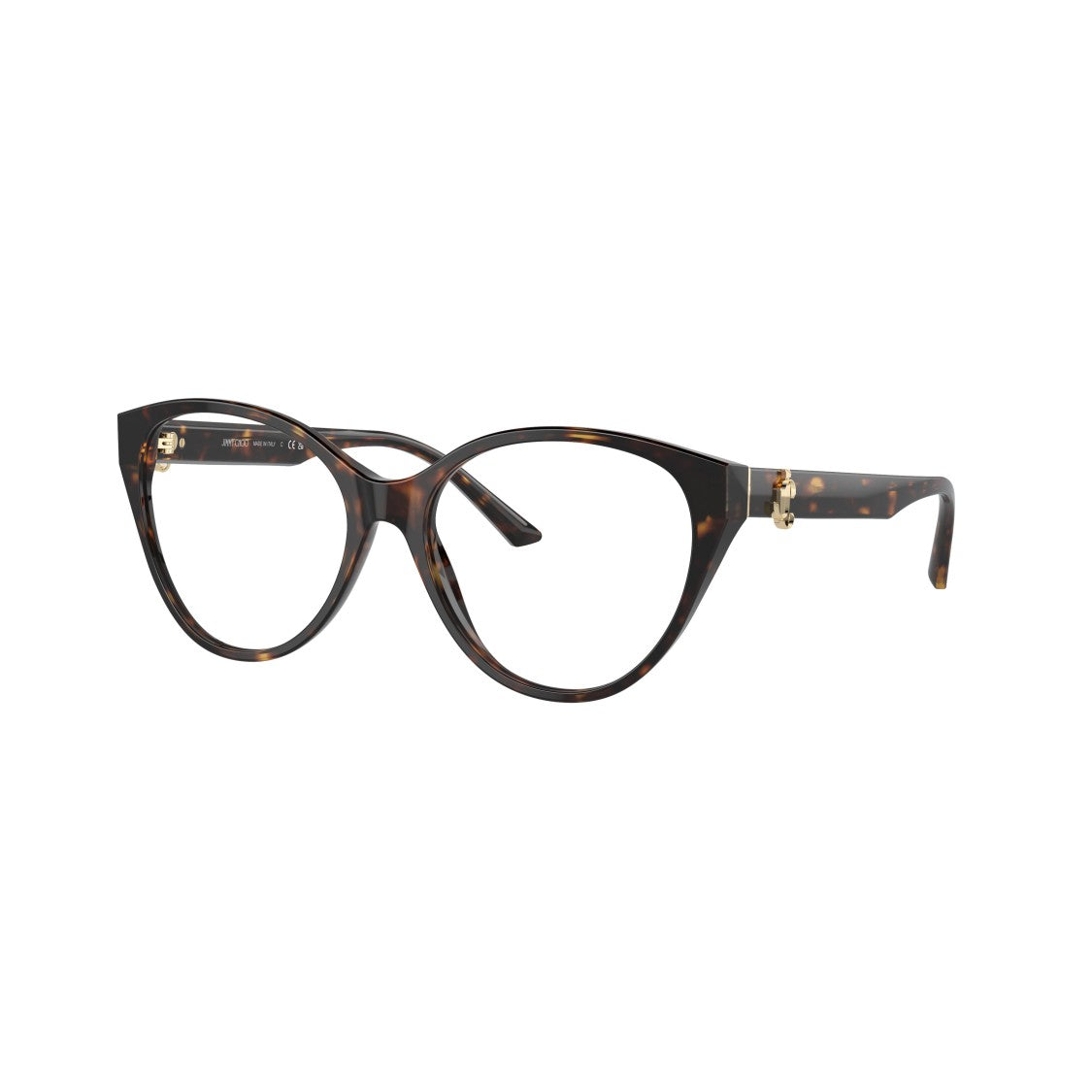 Jimmy Choo 0Jc3009 Tortoiseshell Acetate Cat-Eye Eyeglasses