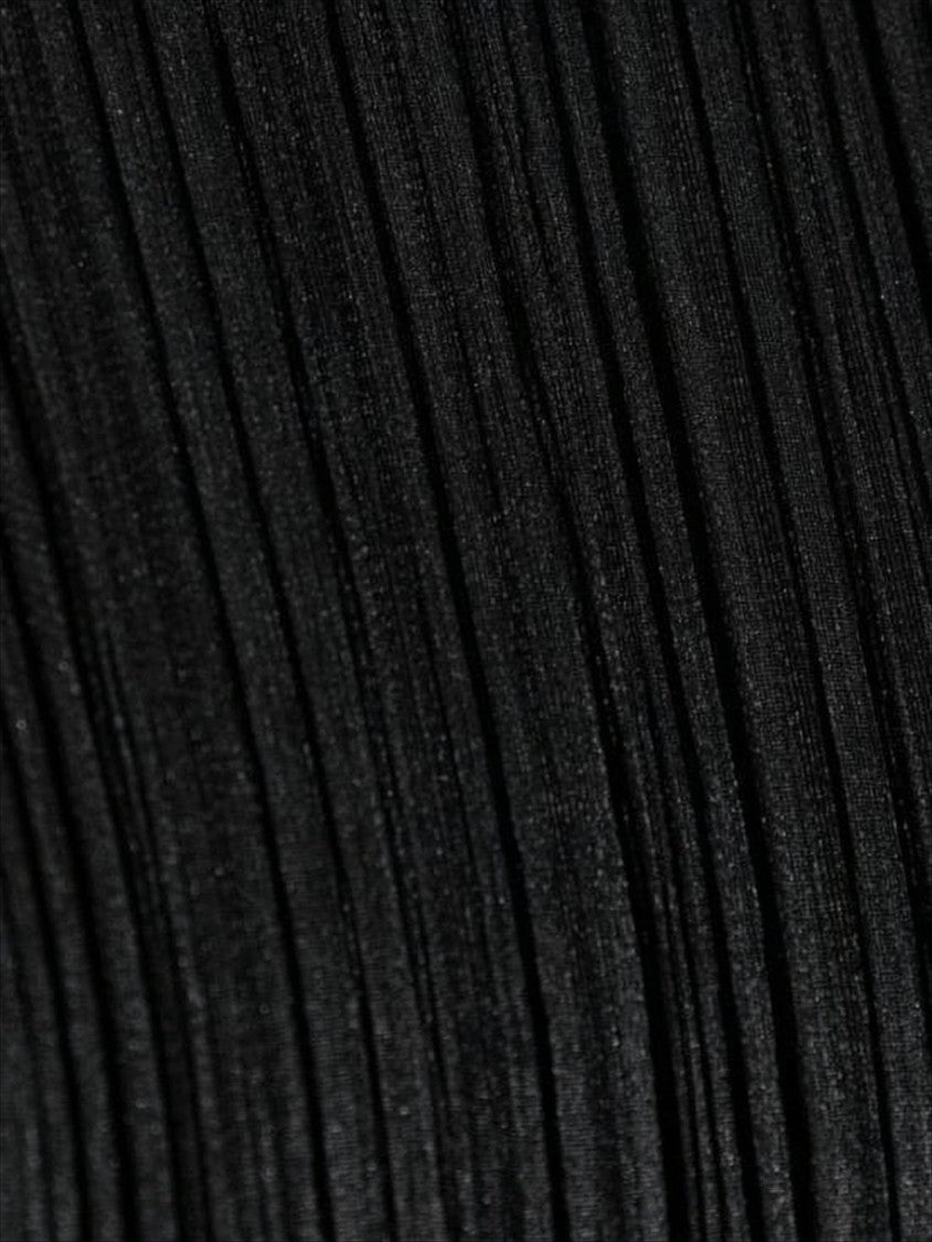 Pleats Please Pleated Long Dress With Fitted Silhouette