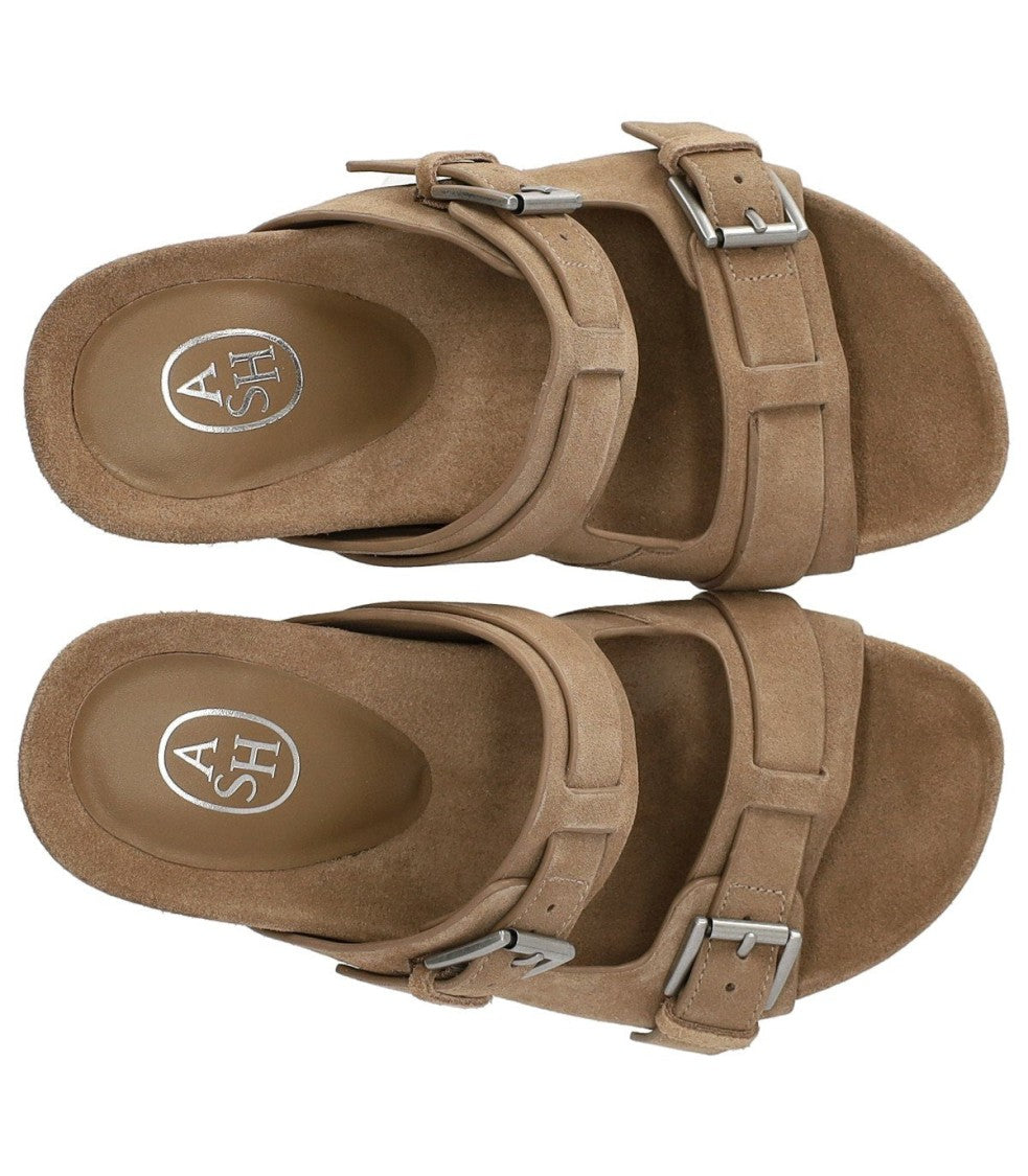 Ash Jewel Hazelnut Heeled Mule