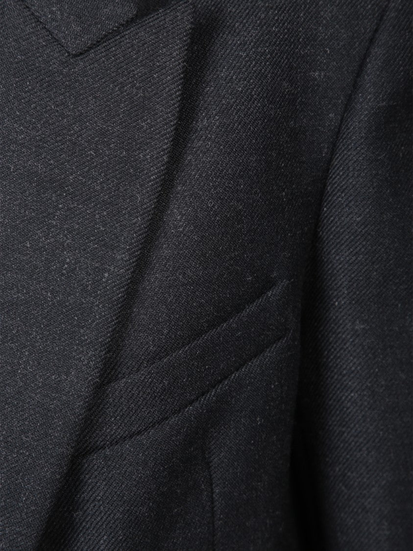 Blanca Vita Grey Single-Breasted Jackets