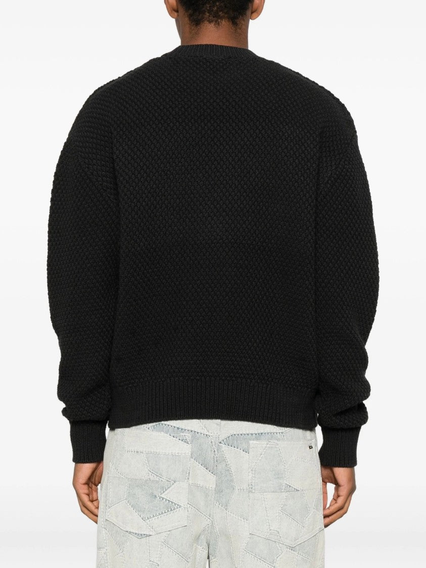 Axel Arigato Textured Knit Crew-Neck Sweater