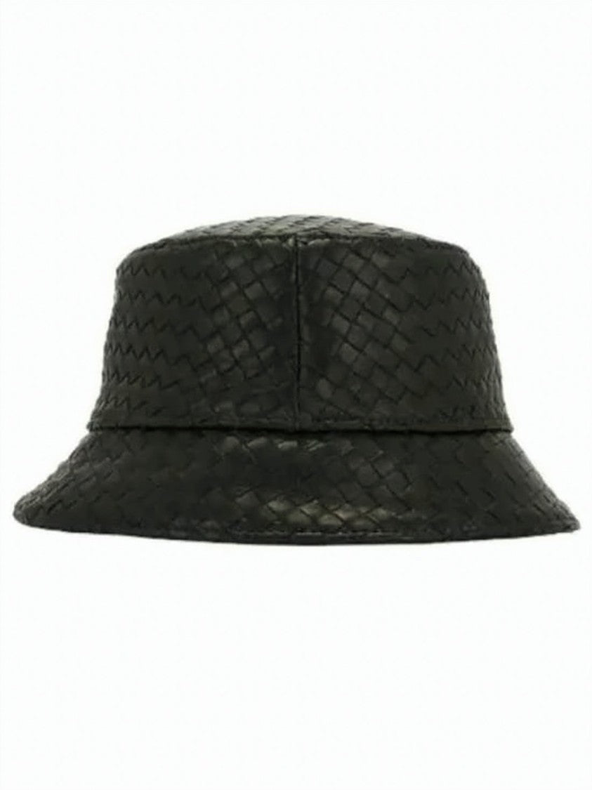 Bottega Veneta Woven Lamb Leather Bucket Hat