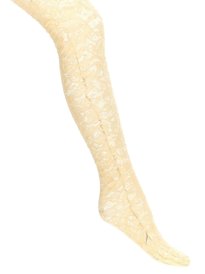 Valentino Garavani Pizzo Rebordè Tights