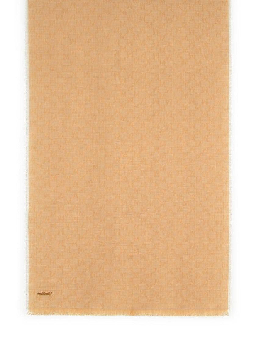 Max Mara 'Magico' Camel Virgin Wool Scarf