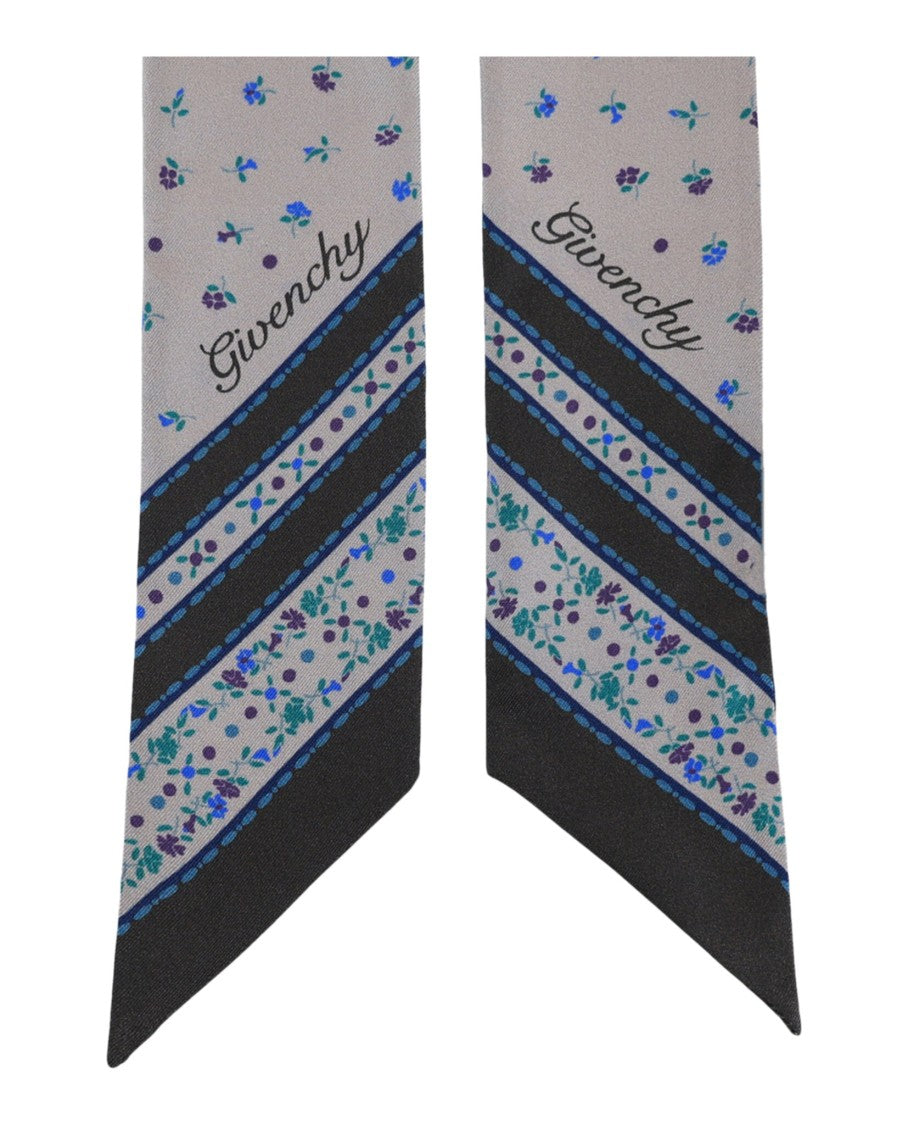 Givenchy Floral Printed Silk Bandeau