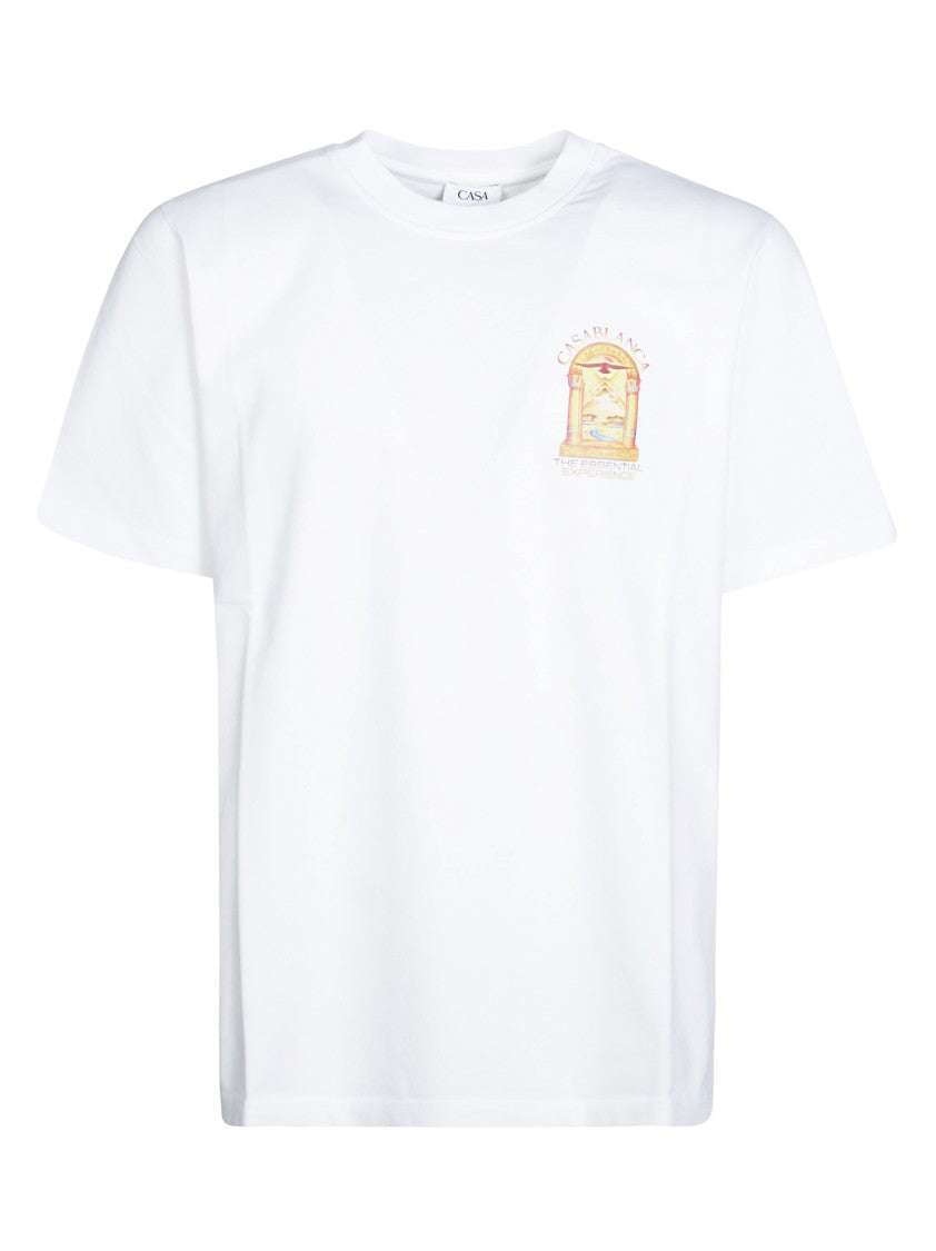 Casablanca Hermons Mirage Arch Classic Printed T-Shirt