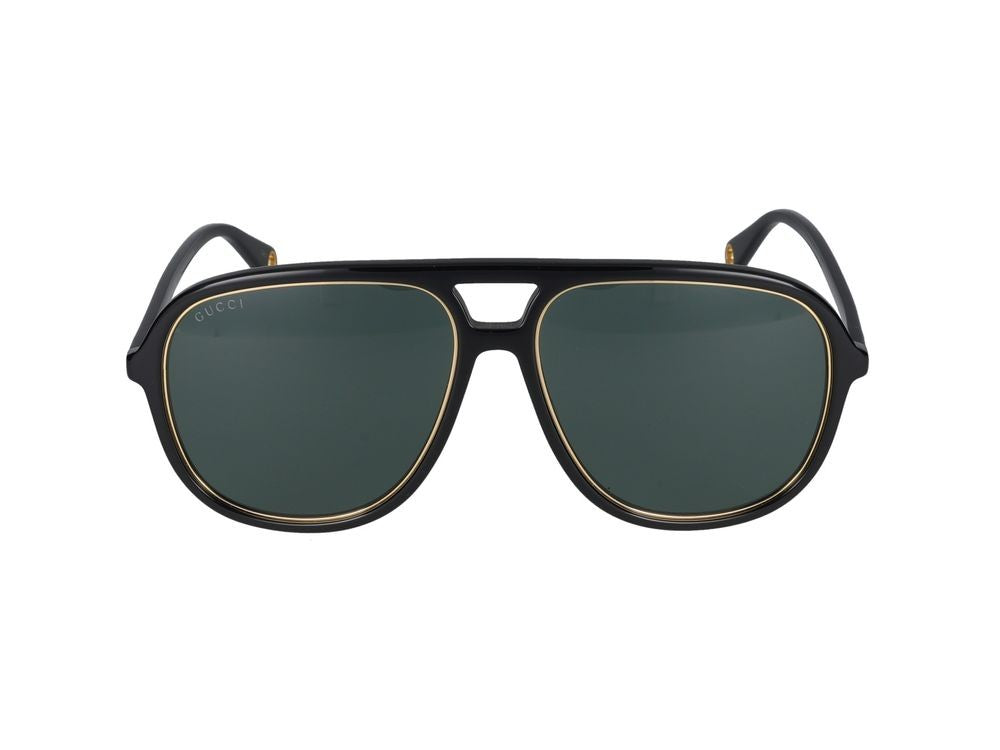 Gucci Sunglasses Gg1077s 002 Black Black Green 57/15/140