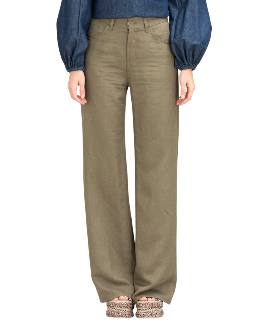 Dondup High-Waisted Wide-Leg Jeans