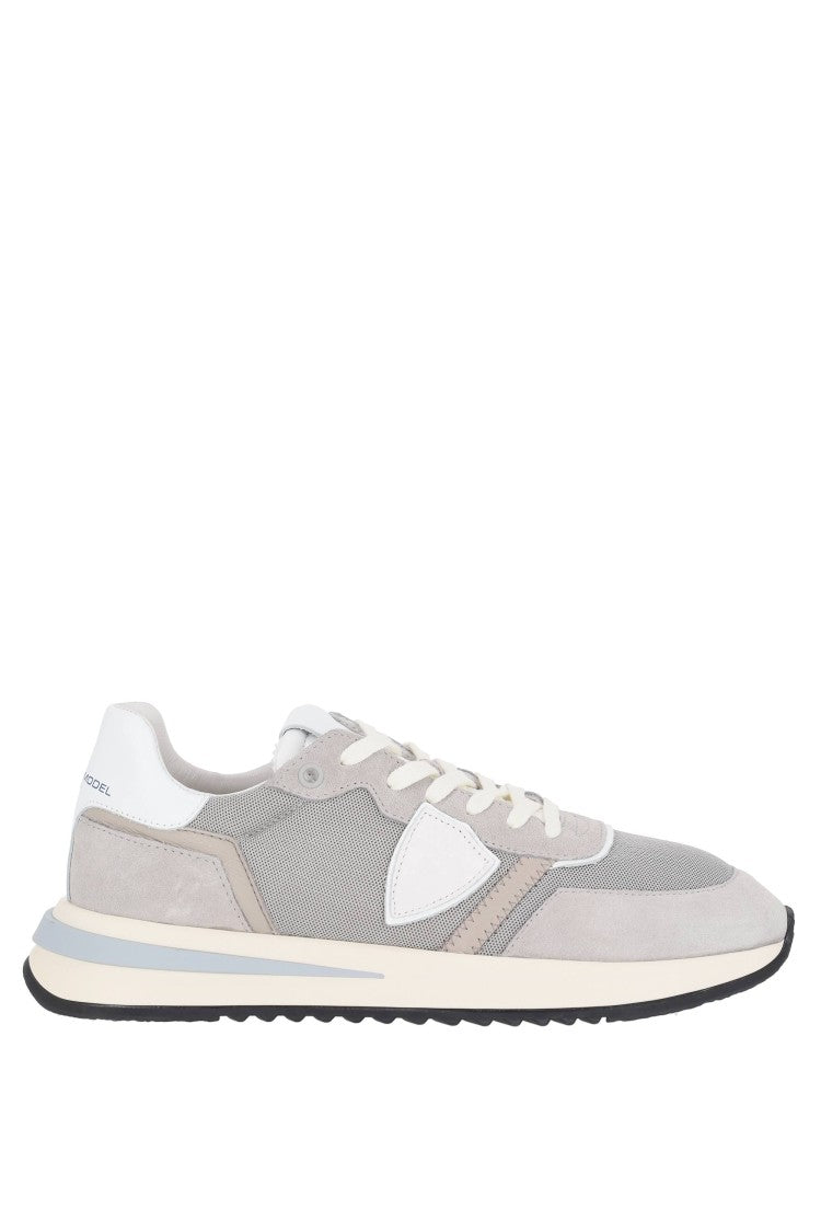 Philippe Model Grey Tropez 2.1 Mesh Suede Sneakers